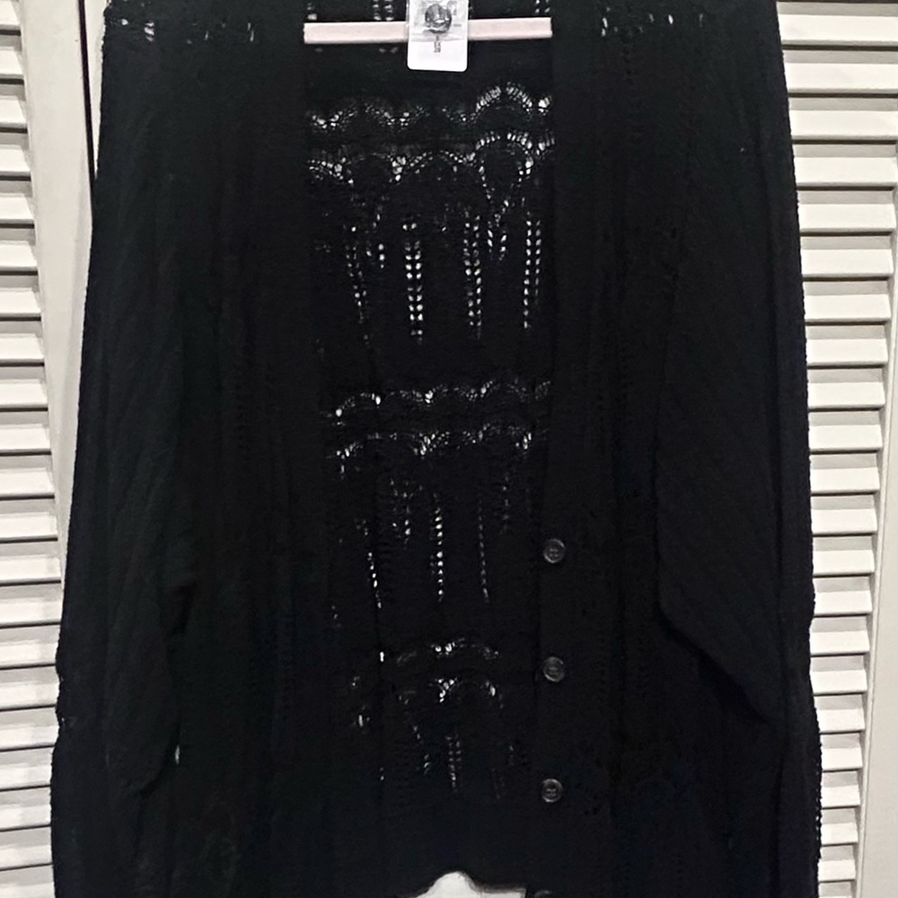 Torrid Black Night Out Cardigan